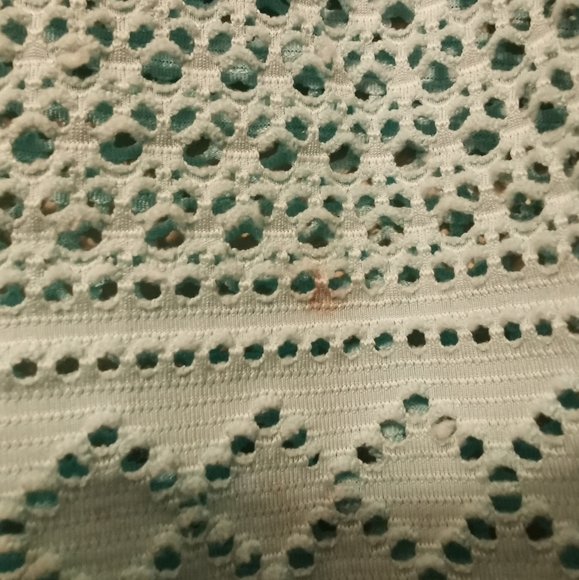 GUESS Blue tank top crochet XS - Picture 9 of 10